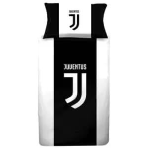 Juventus F.C. Duvet Cover Set (Single) (Black/White)