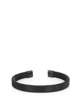 Buckley London Buckley London Logan Flat Mesh Cufflinks - Hematite