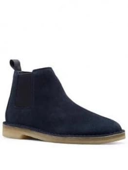 Clarks Originals Desert Chelsea Boots - Navy
