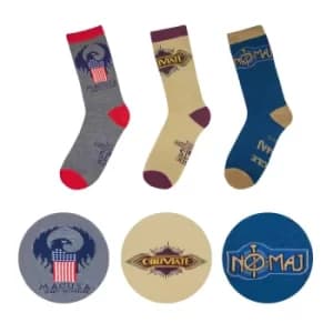Fantastic Beasts Cinereplica Socks MACUSA Set of 3
