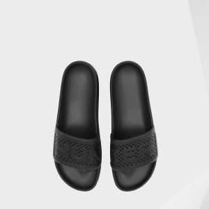Hunter Mens Original Lightweight Moulded Sliders - Black - UK 8