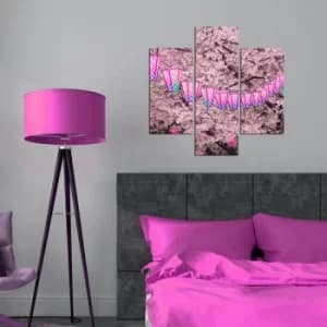 3MDF-085 Multicolor Decorative MDF Painting (3 Pieces)