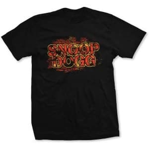 Snoop Dogg - Red Logo Unisex Large T-Shirt - Black