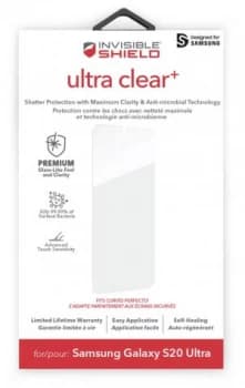 InvisibleShield Ultra Clear+ Samsung Galaxy S20 Ultra Screen