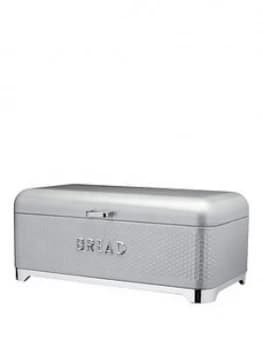 Kitchencraft Lovello Bread Bin In Shadow Grey ; 42 X 22 X 18 Cm