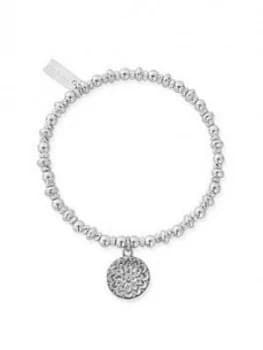Chlobo Chlobo Sterling Silver Didi Sparkle Moonflower Bracelet