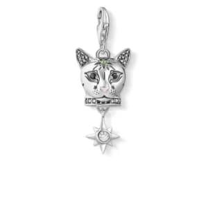 Ladies THOMAS SABO Sterling Silver Generation Charm Club Silver Magic Cat Charm
