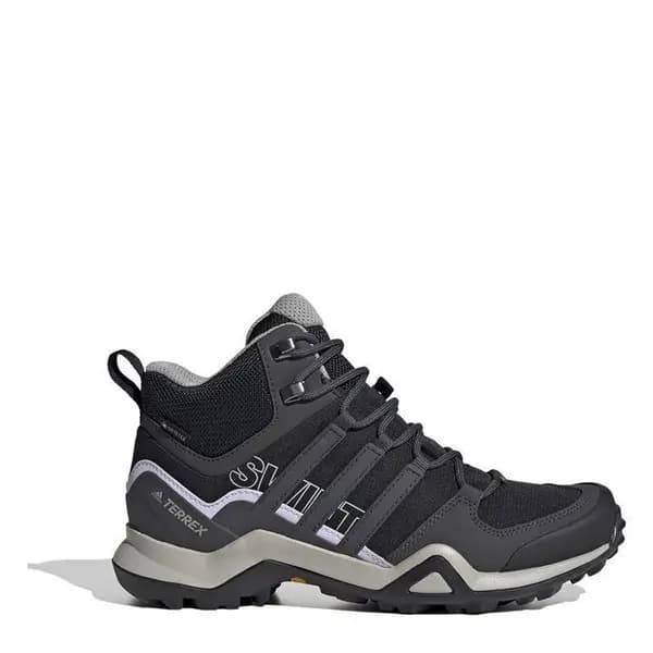 adidas Terrex Swift R2 Mid Gore-Tex Hiking Shoes Womens Waterproof Hiking Boots 3.5 (36) Black 18603403235