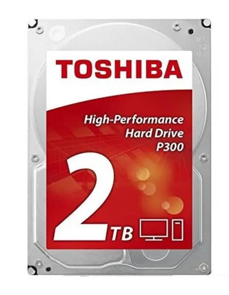 Toshiba P300 2TB SATA III 3.5" Hard Drive - 5400RPM, 128MB Cache