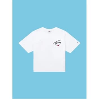 Tommy Jeans Tjw Collegiate Back Logo Tee - YBR WHITE