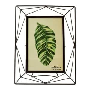 Sass & Belle Trapeze Black Photo Frame