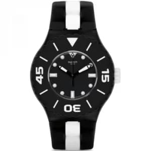 Unisex Swatch B And W Deep Watch