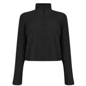 Miso Quarter Zip Jumper Womens - Black