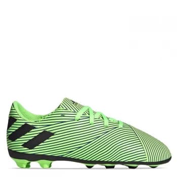 adidas Nemeziz 19.4 Childrens FG Football Boots - Green/Black/Blu