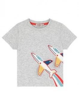 Cath Kidston Boys Rockets Short Sleeve T-Shirt - Off White