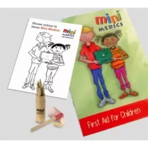 First Aid for Children Pack with Coloured Pencils