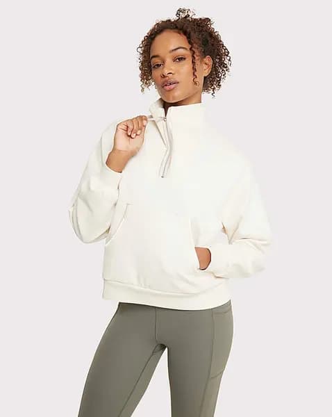 Chelsea Peers Cheslea Peers Funnel Neck Sweatshirt OFF White Female 12 HW07602