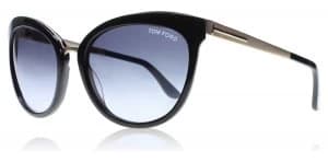 Tom Ford Emma Sunglasses Black / Blue 05W 56mm