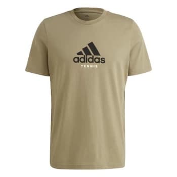 adidas Tennis Graphic T-Shirt Mens - Orbit Green