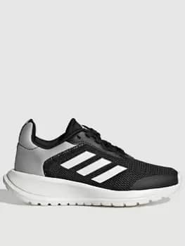 adidas Unisex Kids Tensaur Run 2.0 Trainers - Black/White, Size 13 Younger