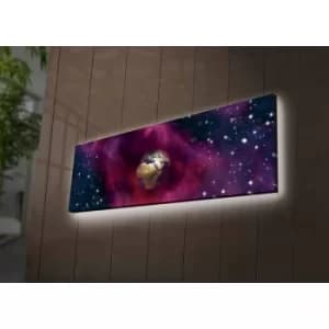 3090NASA-002 Multicolor Decorative LED Lighted Canvas Painting