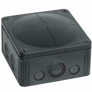 Wiska Combi 1010/5 57A Black IP66 Weatherproof Junction Adaptable Box Enclosure With 5 Way Connector