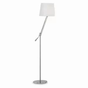 Regol 1 Light Floor Lamp White, E27