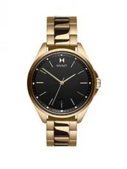 Mvmt Mvmt Coronada Gold Stainless Steel 36Mm Case Black Dial Ladies Watch