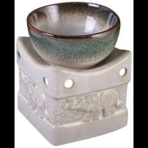 Two Tone Elephant Oil Burner