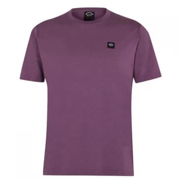 Paul And Shark Sport Paul & Shark Sport Plain Logo T Shirt - Magenta 091