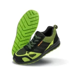 Result Work-Guard Mens Hicks Safety Trainers (11 UK) (Neon Green/Black)
