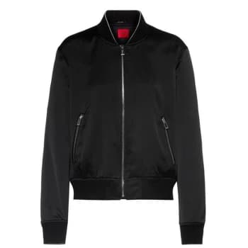 Hugo Boss Panda Logo Bomber Jacket Black Size L Men