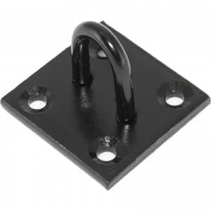 Faithfull Wall Staple On Plate Black Japanned