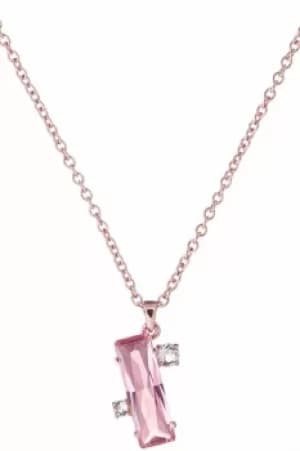 Ted Baker Ladies Rose Gold Plated Blaeke Crystal Baguette Necklace TBJ1388-24-07
