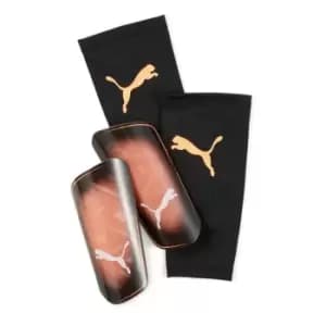 Puma Ultra Light Sleeve Shin Guards Mens - Orange