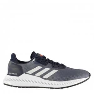 adidas SolarBlaze Mens Running Shoes - Navy/Gry/Oran