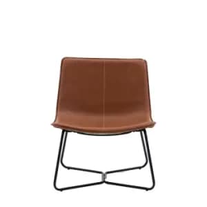 Gallery Interiors Hawkline Lounge Chair in Brown