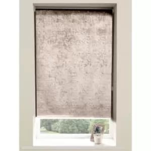 Crushed Velvet Roller Blind Taupe 0.9 x 1.6 M
