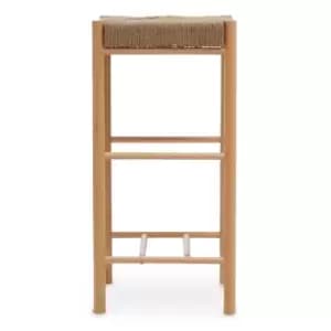 Interiors by PH Bandar Hemp Rope Bar Stool Natural