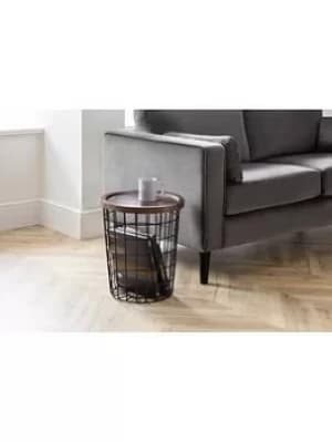 Julian Bowen Smithson Ready Assembled Storage Lamp Table