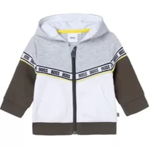 Boss Hooded tracksuit cardigan - Grey