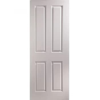 JELD-WEN Oakfield 4 Panel White Primed Internal Door - 1981mm x 457mm (78 inch x 18 inch)
