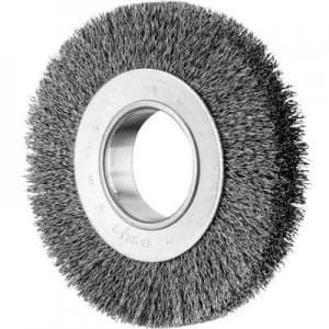 PFERD HORSE round brush uncoated 150 x 25mm wire thickness 0.3mm With hole + adapter set AK 32-2 43701209