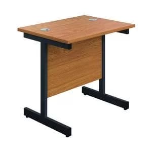 Jemini Rectangular Double Upright Cantilever Desk 800x600x730mm Nova