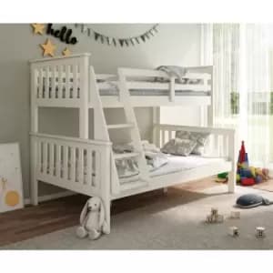 Carra Triple Sleeper White With Pocket Sprung Mattresses