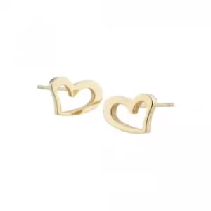 Storm Heart Stud Earrings