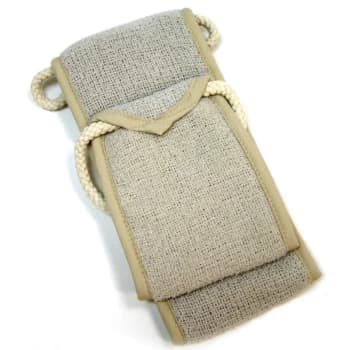 Aquis Exfoliating Back Scrubber - Linen