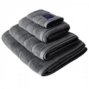 Nautica Plain Dye Towel - Charcoal