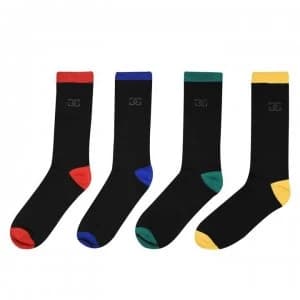 Giorgio 4 Pack High Socks Mens