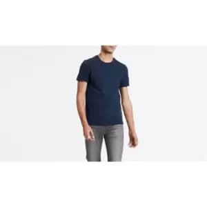 Levis Levis Slim 2 Pack Crew Neck T Shirt - Blue